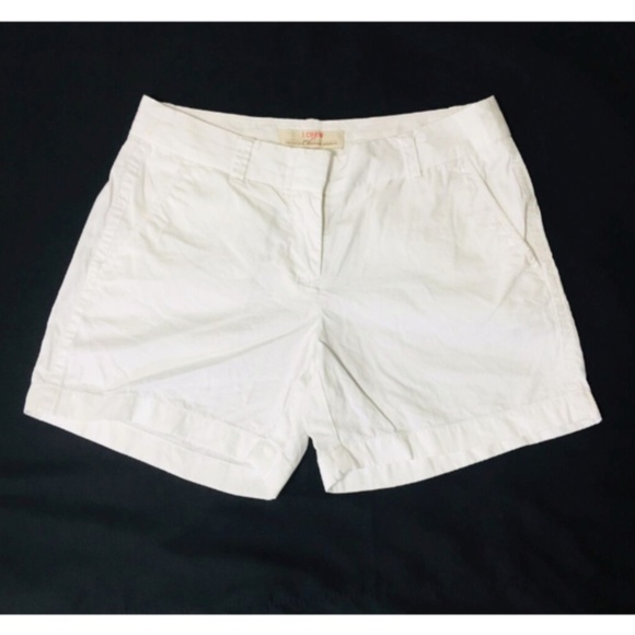 J. Crew Pants - J.CREW Sz 0 Shorts White 100% Cotton